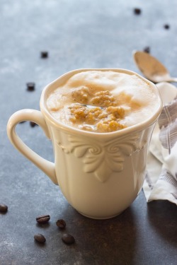 fullcravings:  Pumpkin Spice Oatmeal Latte