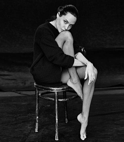 Angelina Jolie photographed by Peter Lindbergh, 2015