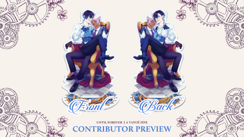 todoyamas:I also made the acrylic standee for the @vanoezine as well! ⚙if you get the Mark of Posses