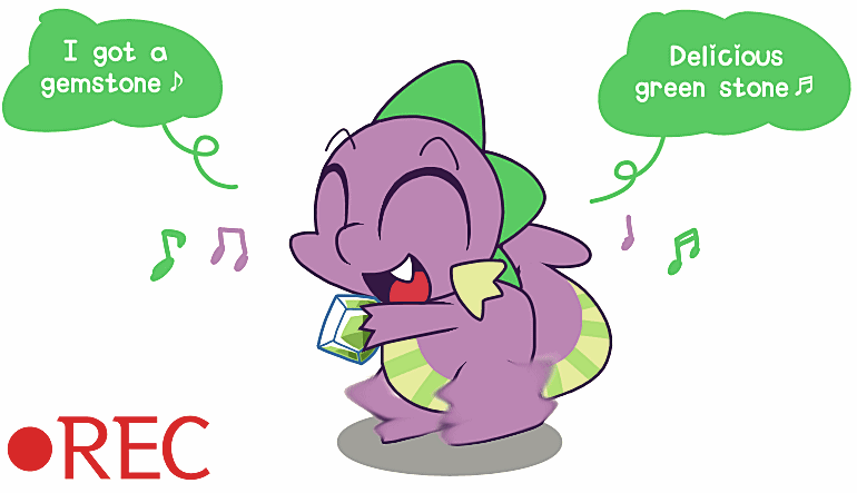 spike-in-weirdworld:   &ldquo;Aww, just look at his wubby chubby dance! Isn’t