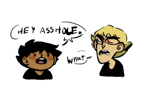 reasonpeason:    Anonymous asked:      Humanstuck solkat or any other pairing you like?  I love these idiots.              