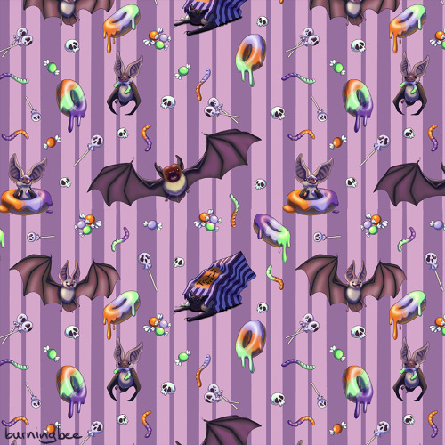 Spook Season has officially begun! Here&rsquo;s a cute little bat and Halloween treats pattern I mad