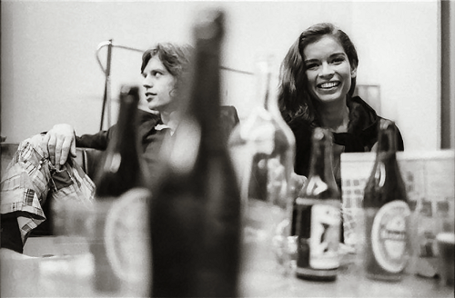 sirpeter64:  Mick Jagger and Bianca Jagger. Happy days. 