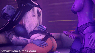 batyastudio:  Shot Animation #1 - SEXY EFFECT / Liara x Mirandagfycat: 1 / 2 / 3