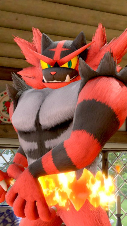 Porn Pics laguz-stone:Incineroar (SSBU) ☆ phone