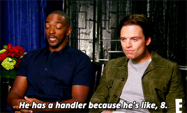 marveltbh:  Anthony Mackie &amp; Sebastian Stan + talking shit about Tom Holland