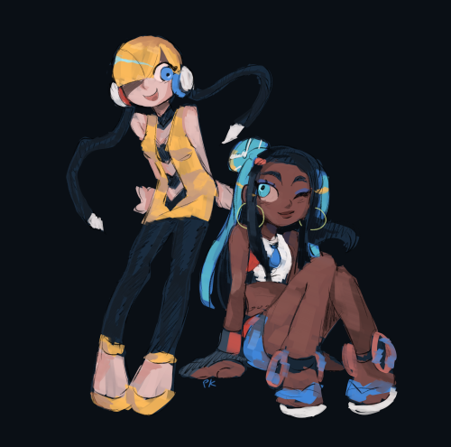 pcktknife:nessa + elesa