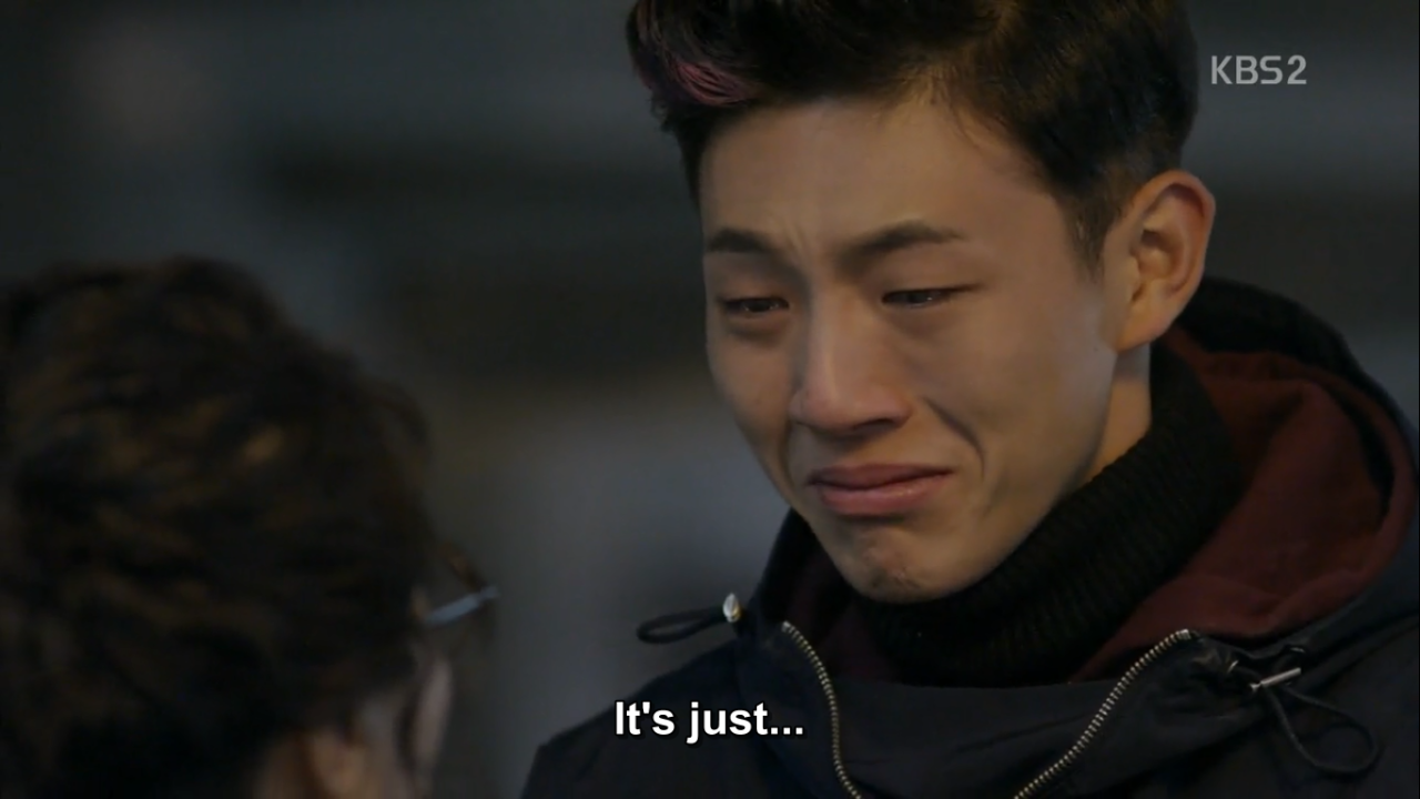 kdramafeed:   Gosh. Why am I crying when itâ€™s so funny? This is embarrassing.