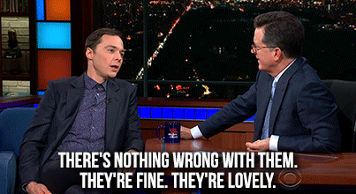 lespenseesdepandee:  THE LATE SHOW w/ STEPHEN COLBERT - 2018.05.07Jim Parsons talking about the movi