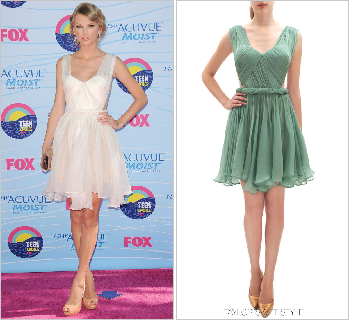 Taylor Swift Style — 2012 Teen Choice Awards | Los Angeles, CA
