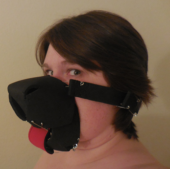 cookiethepup:  Another prototype and my favorite so far.  Shortened the muzzle and