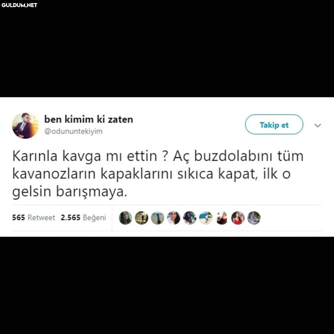 Cinsiyetçi.

Karinla kavga...