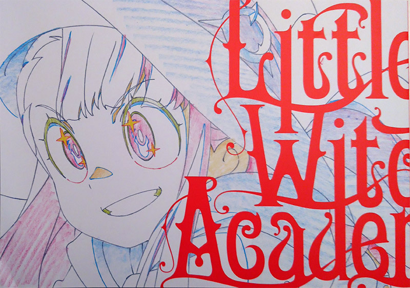 TRIGGER Little Witch Academia KEY ANIMATION BOOK F/S NEW | eBay