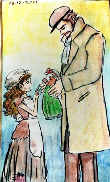 fancomicsfomes:Valjean et Cosette