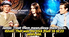 relentlessclimb:The cast of TMI being adorable during interviews [2/?]