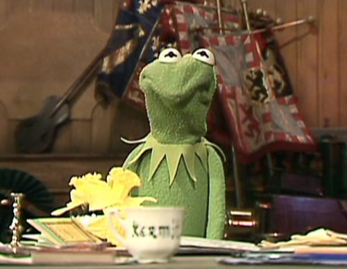ambitiousbard:  spookmallow:  my favorite thing about kermit the frog is that sometimes
