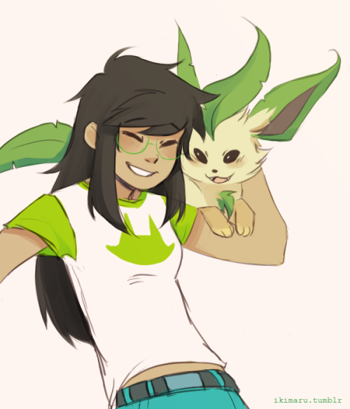 ikimaru:aand both photosets combined, I also added Calliope so there’s the full set of eeveelutions 