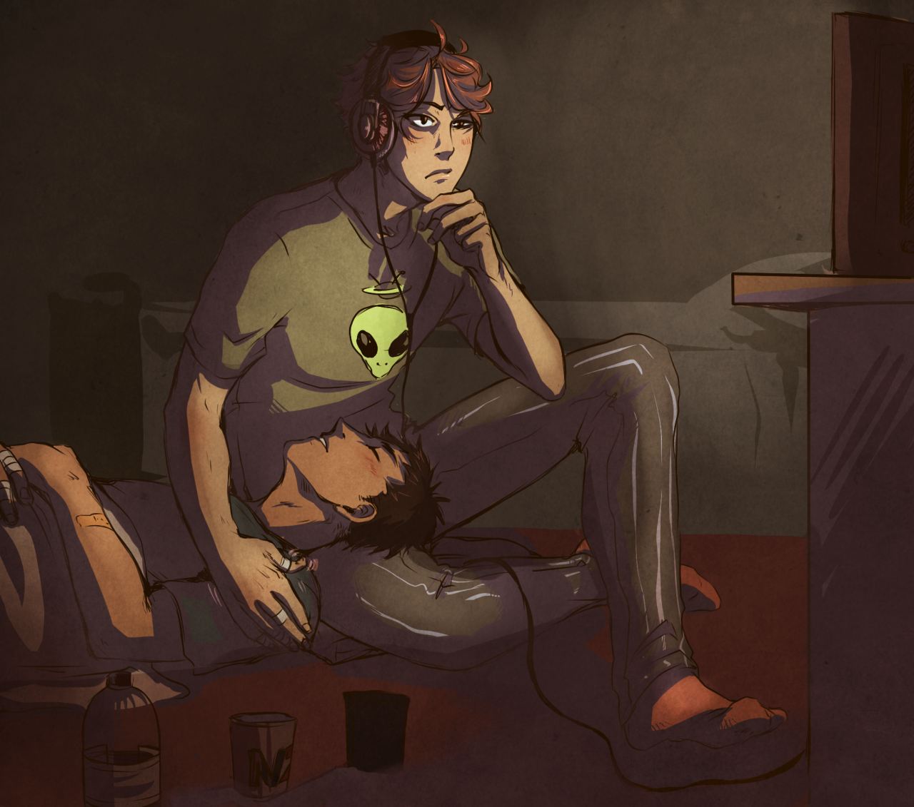 last-heroine:i like the thing when you just stroke someone absentmindedly and ….yeah….. 
