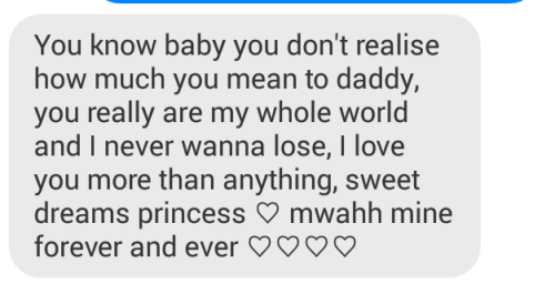 littleprincesschloe:  He says the most amazingly cute things to me. I am the luckiest girl in the world.