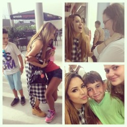 mizzjasminevillegasnewz:  moments from today ️ I’m so short 