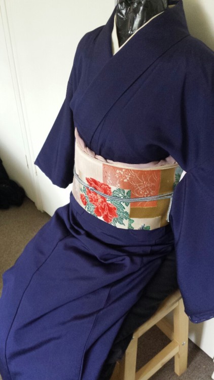 auxiliari-san:Another attempt at creating a kimono coord, this time with my new awase Iromuji + Nish