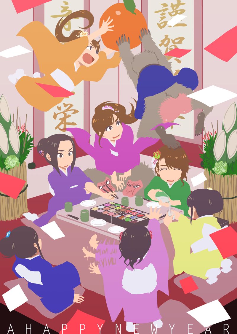 antikotone:  今更ながら2016年の年賀状。スフィア版とTrySail版を作ろうと思ってたのですが、結局スフィア版だけになってしまいました。