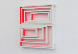 pop-up-x:  Cordy Ryman - Window Box, 2010  54 x 52 x 5 in 