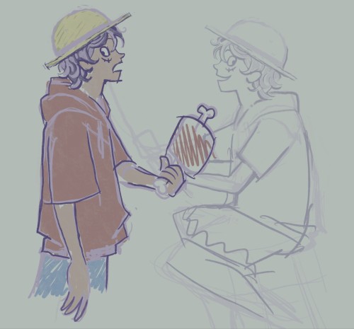 Couldn't Decide Which Version Of This Sketch I Wanted To Finish Soooo (also I Flipped One Of Them To