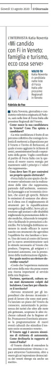 Il Giornale, 13 Agosto 2020