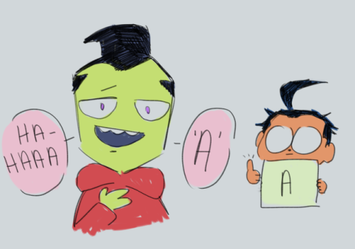 puppypuppypuppypuppy:*remembers that unaired ep where zim didnt know the alphabet*(DO NOT tag as shi