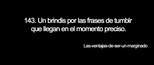 las-ventajas-de-ser-un-marginado: -365 Brindis.