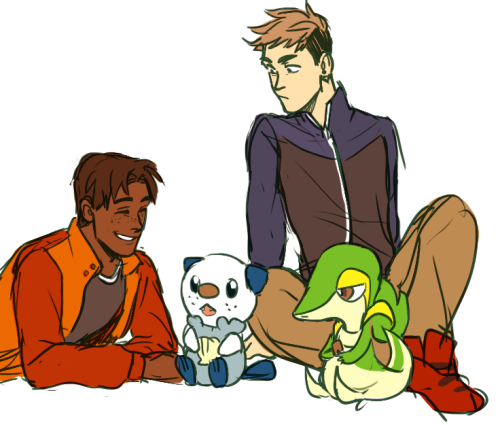 falloutboyonboy:snk kids w/ pokemon