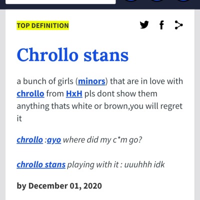 photo Chrollo Stans Tweets chrollo stans a different breed o o