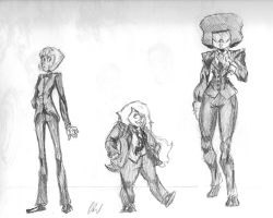 Ronnok-Archmage:  I Was Listening To Uptown Funk So I Drew The Gems In Suits 