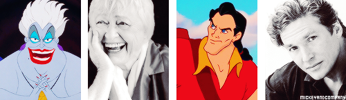 mickeyandcompany:  Disney villains and their respective voice actors (click on the pictures to know their names) 