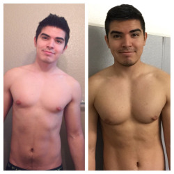 gayawkwardmexicanman:  4 months ago I started my fitness journey!