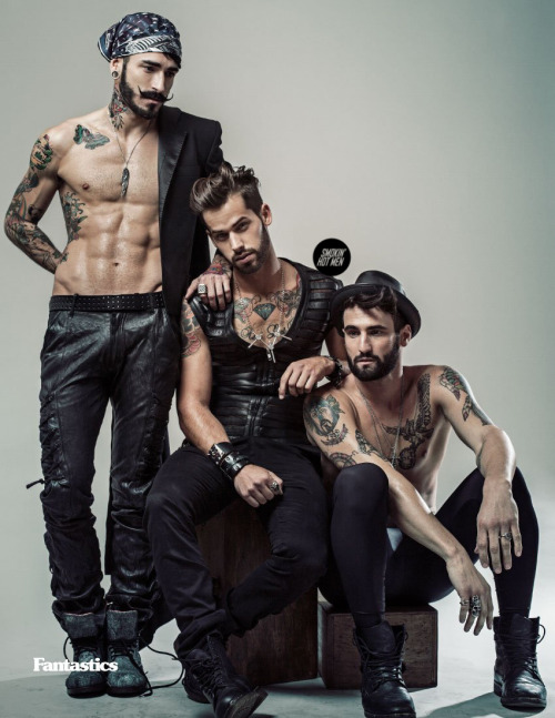 smokinhot-men:  Pablo Malvin, Caue Amaral and Rafa Rech by GERMÁN NÁJERA 