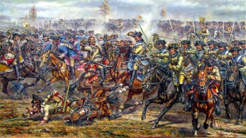 1757 11 05 Rossbach - Ataque de la caballería de Seydlitz - Anatoly Telenik