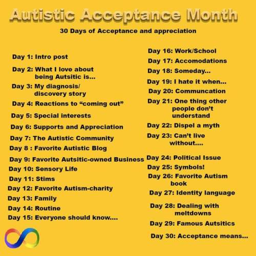 30-days-of-autism-acceptance:Autism Acceptance Month 2018I really wanted to put together another cam