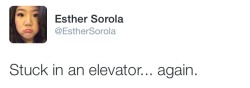 awkward-lee:  the thrilling saga of the sorolas being stuck in the elevator 