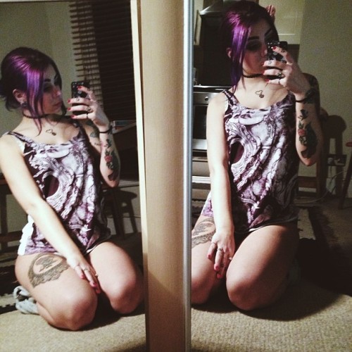 wildfoxwithowleyes:  Okay time for some rest! @disturbia vest! ✌️👽 