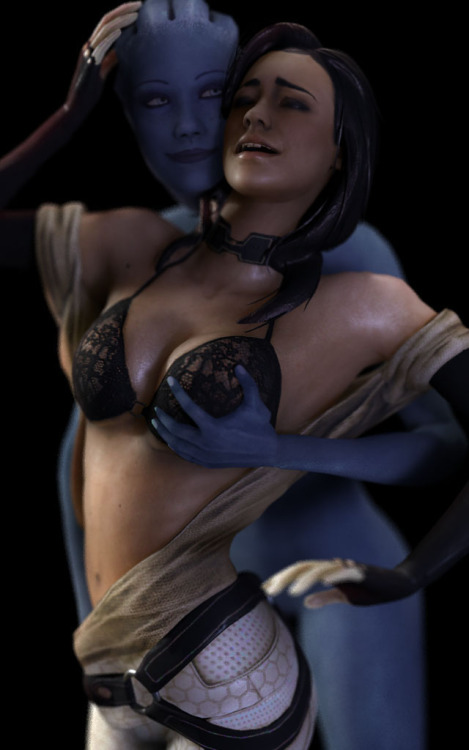 geekearth: Liara x Miranda（各种SFM 艺术家） porn pictures