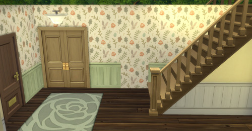 silverhammersims: Is there any interest in the Cottage Living wallpapers with the base paneling remo