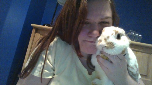 heldinhishands:  a very important photoset of my bunny