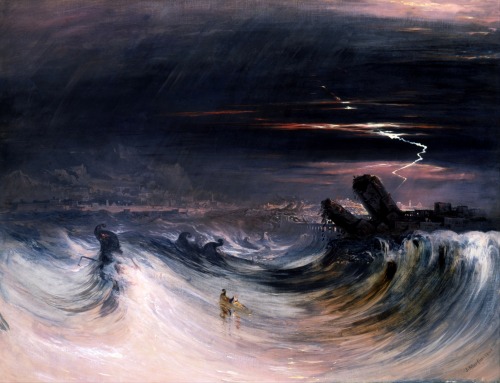 classic-art:  The Destruction of TyreJohn Martin, 1840