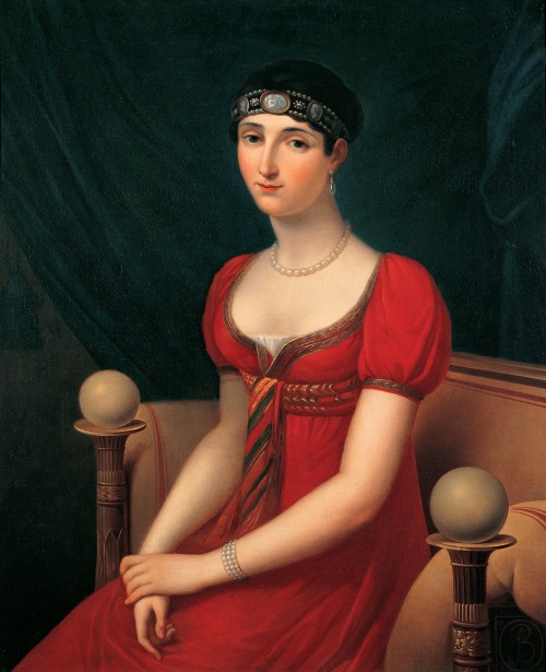history-of-fashion:1808 François-Joseph Kinson - Paolina Bonaparte(Museo Napoleonico)