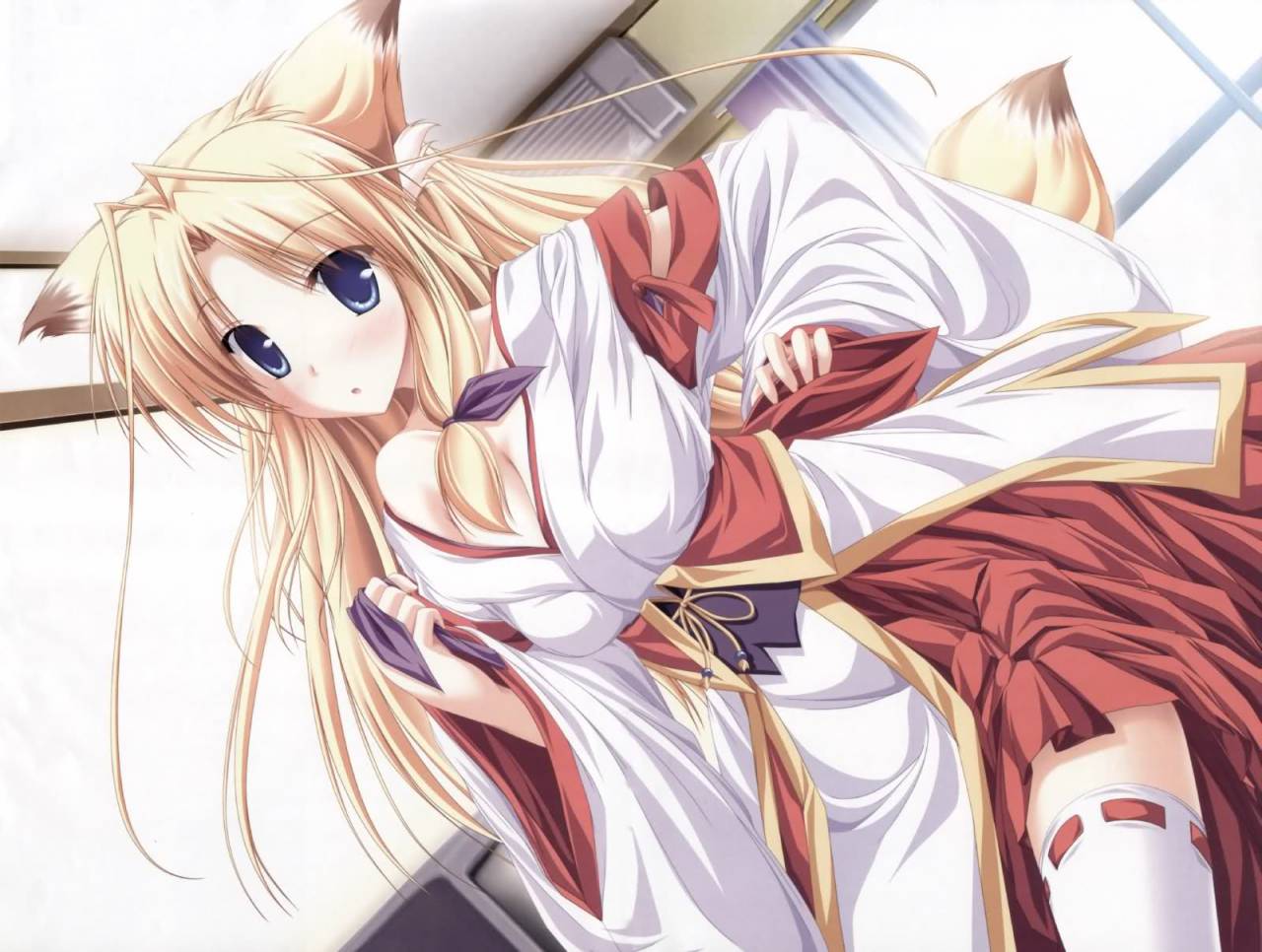 cute-ecchi:  Per request by Anon for “fox type ladies”.If you also have a request,
