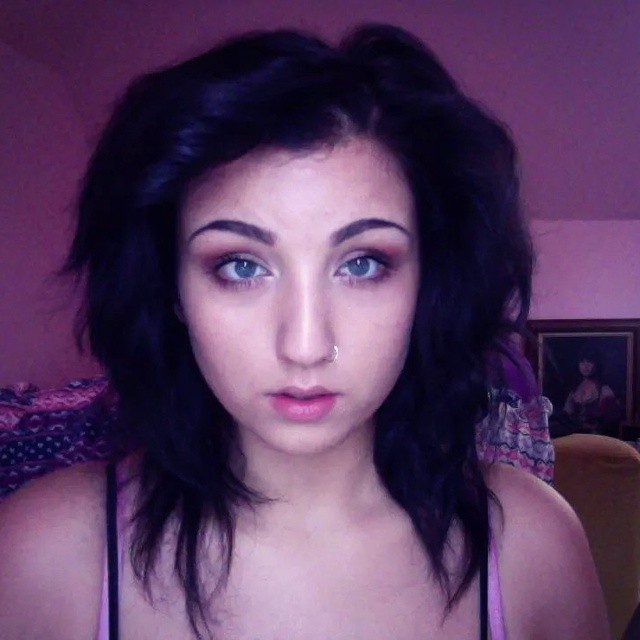 Accidentally dyed my #hair #black after planning to just sort my ends out oops  