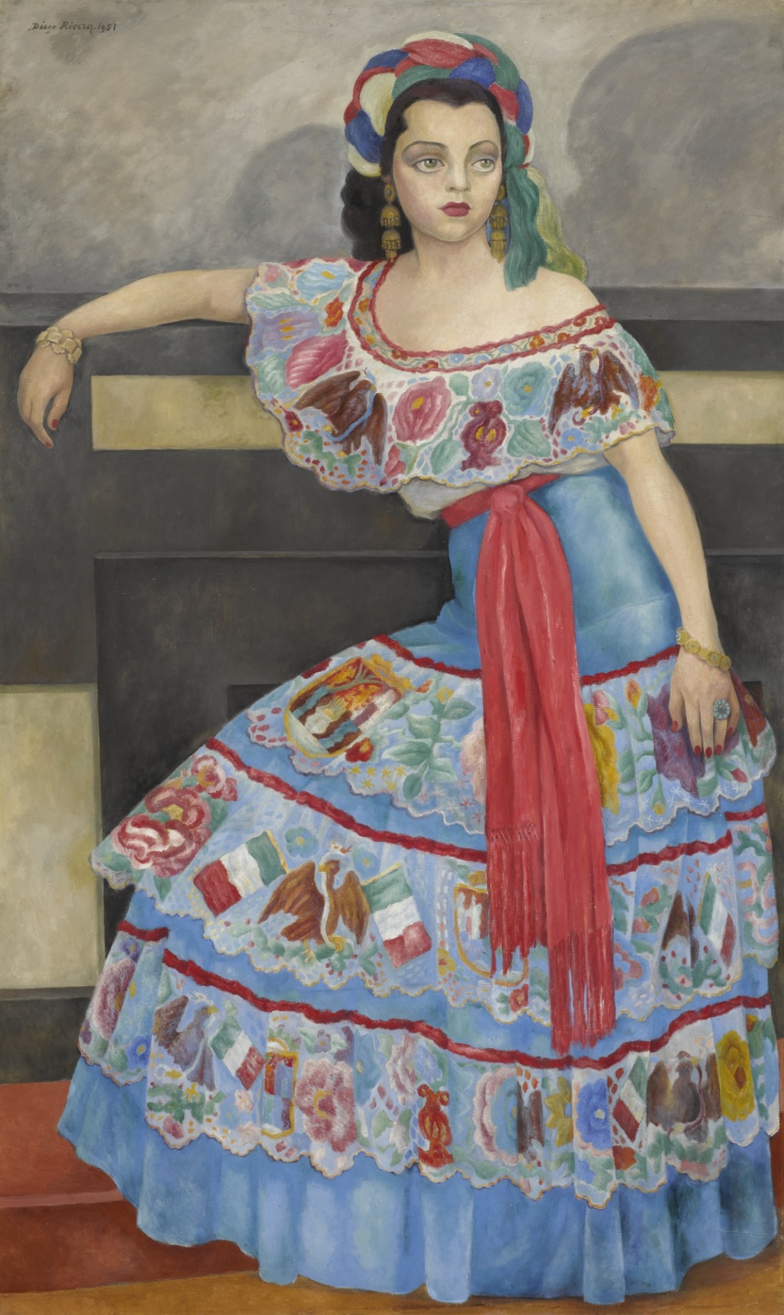 Thunderstruck Diego Rivera Mexican 1886 1957 Retrato De La 