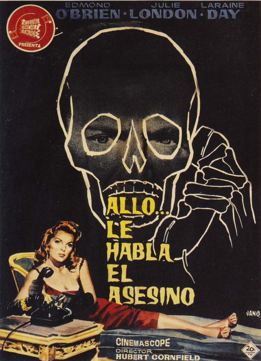 The 3rd Voice/Allo&hellip;Le Habla el Asesino poster (Spain, 1960). From The